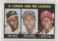 Dick Allen, Hank Aaron, Roberto Clemente