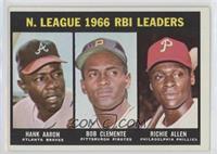 Dick Allen, Hank Aaron, Roberto Clemente