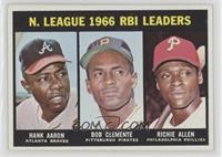 Dick Allen, Hank Aaron, Roberto Clemente