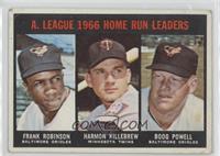 Frank Robinson, Harmon Killebrew, Boog Powell [Good to VG‑EX]