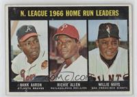 Hank Aaron, Dick Allen, Willie Mays [Good to VG‑EX]