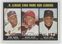 Hank Aaron, Dick Allen, Willie Mays