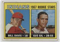 1967 Rookie Stars - Bill Davis, Gus Gil [Poor to Fair]