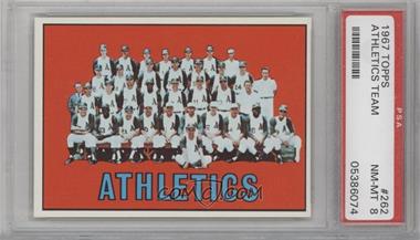 1967 Topps - [Base] #262 - Kansas City Athletics Team [PSA 8 NM‑MT]