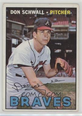 1967 Topps - [Base] #267 - Don Schwall [Good to VG‑EX]