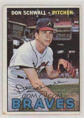 1967 Topps - [Base] #267 - Don Schwall [Good to VG‑EX]