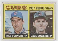 1967 Rookie Stars - Bill Connors, Dave Dowling [Poor to Fair]