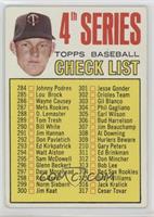 4th Series Baseball Checklist (Jim Kaat)