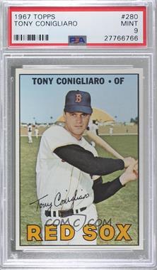 1967 Topps - [Base] #280 - Tony Conigliaro [PSA 9 MINT]