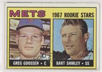1967 Rookie Stars - Greg Goossen, Bart Shirley
