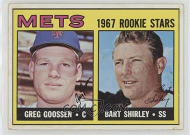 1967 Topps - [Base] #287 - 1967 Rookie Stars - Greg Goossen, Bart Shirley