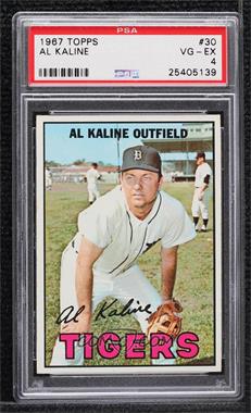 1967 Topps - [Base] #30 - Al Kaline [PSA 4 VG‑EX]