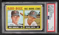 1967 Rookie Stars - Mike Andrews, Reggie Smith [PSA 5 EX]