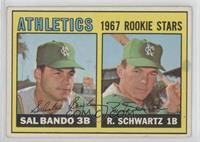 1967 Rookie Stars - Sal Bando, Randy Schwartz [Good to VG‑EX]