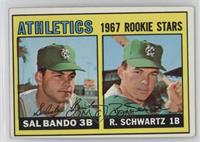 1967 Rookie Stars - Sal Bando, Randy Schwartz [Good to VG‑EX]