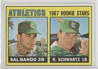 1967 Rookie Stars - Sal Bando, Randy Schwartz [Good to VG‑EX]