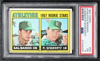1967 Rookie Stars - Sal Bando, Randy Schwartz [PSA 5 EX]