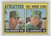 1967 Rookie Stars - Sal Bando, Randy Schwartz [Good to VG‑EX]