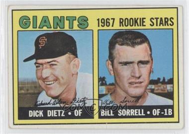 1967 Topps - [Base] #341 - 1967 Rookie Stars - Dick Dietz, Bill Sorrell [Good to VG‑EX]