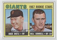 1967 Rookie Stars - Dick Dietz, Bill Sorrell [Good to VG‑EX]