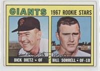 1967 Rookie Stars - Dick Dietz, Bill Sorrell [Good to VG‑EX]