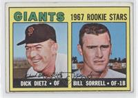 1967 Rookie Stars - Dick Dietz, Bill Sorrell [Good to VG‑EX]