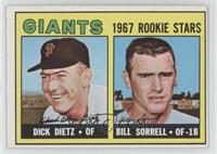 1967 Rookie Stars - Dick Dietz, Bill Sorrell