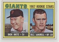 1967 Rookie Stars - Dick Dietz, Bill Sorrell [Good to VG‑EX]