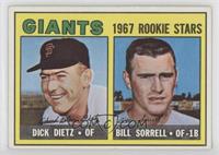 1967 Rookie Stars - Dick Dietz, Bill Sorrell [Good to VG‑EX]