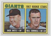1967 Rookie Stars - Dick Dietz, Bill Sorrell