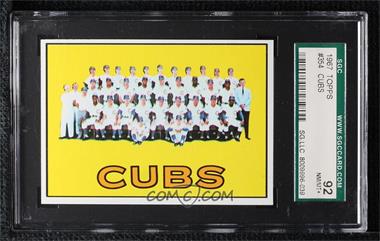 1967 Topps - [Base] #354 - Chicago Cubs Team [SGC 92 NM/MT+ 8.5]