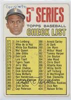 5th Series Check List (Roberto Clemente) [COMC RCR Poor]