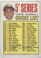 5th Series Check List (Roberto Clemente)