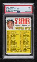 5th Series Check List (Roberto Clemente) [PSA 7 NM]