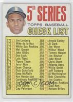 5th Series Check List (Roberto Clemente) [Noted]