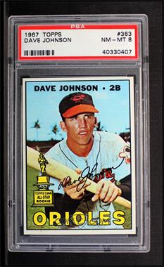1967 Topps - [Base] #363 - Davey Johnson [PSA 8 NM‑MT]