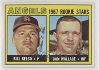 1967 Rookie Stars - Bill Kelso, Don Wallace [Altered]
