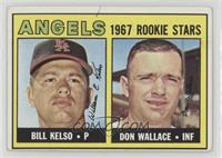 1967 Rookie Stars - Bill Kelso, Don Wallace [Good to VG‑EX]