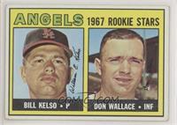 1967 Rookie Stars - Bill Kelso, Don Wallace [Good to VG‑EX]