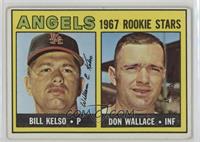 1967 Rookie Stars - Bill Kelso, Don Wallace [Poor to Fair]