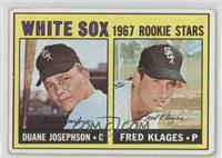 1967 Rookie Stars - Duane Josephson, Fred Klages [Good to VG‑EX]