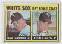 1967 Rookie Stars - Duane Josephson, Fred Klages [Noted]