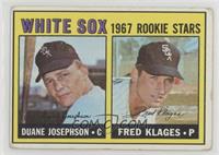 1967 Rookie Stars - Duane Josephson, Fred Klages [Poor to Fair]