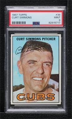 1967 Topps - [Base] #39 - Curt Simmons [PSA 9 MINT]