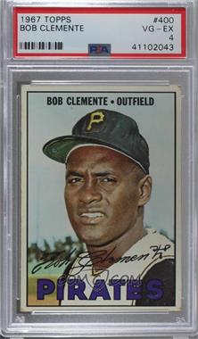 1967 Topps - [Base] #400 - Roberto Clemente (Called Bob on Card) [PSA 4 VG‑EX]