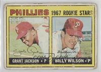 1967 Rookie Stars - Grant Jackson, Bill Wilson (Complete Line under Stats on Ba…