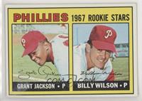 1967 Rookie Stars - Grant Jackson, Bill Wilson (Complete Line under Stats on Ba…