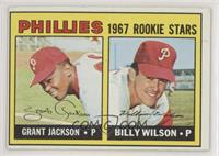 1967 Rookie Stars - Grant Jackson, Bill Wilson (Complete Line under Stats on Ba…