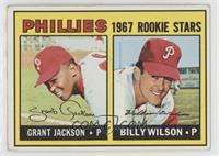 1967 Rookie Stars - Grant Jackson, Bill Wilson (Complete Line under Stats on Ba…