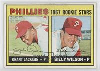 1967 Rookie Stars - Grant Jackson, Bill Wilson (Complete Line under Stats on Ba…